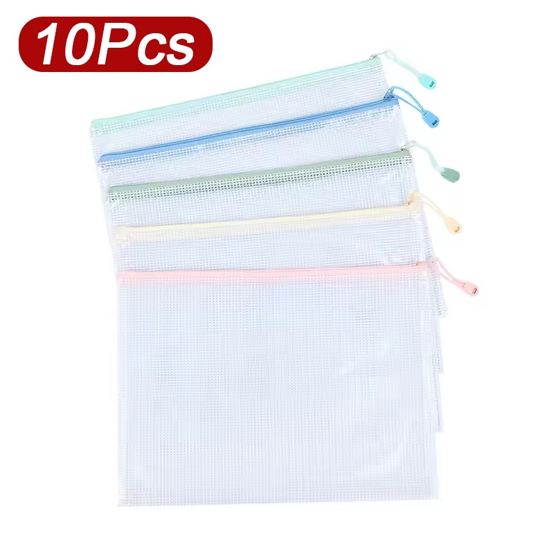 Is Stationery Office Supply - 5-30 Buah Tas Jaring Resleting Dokumen,