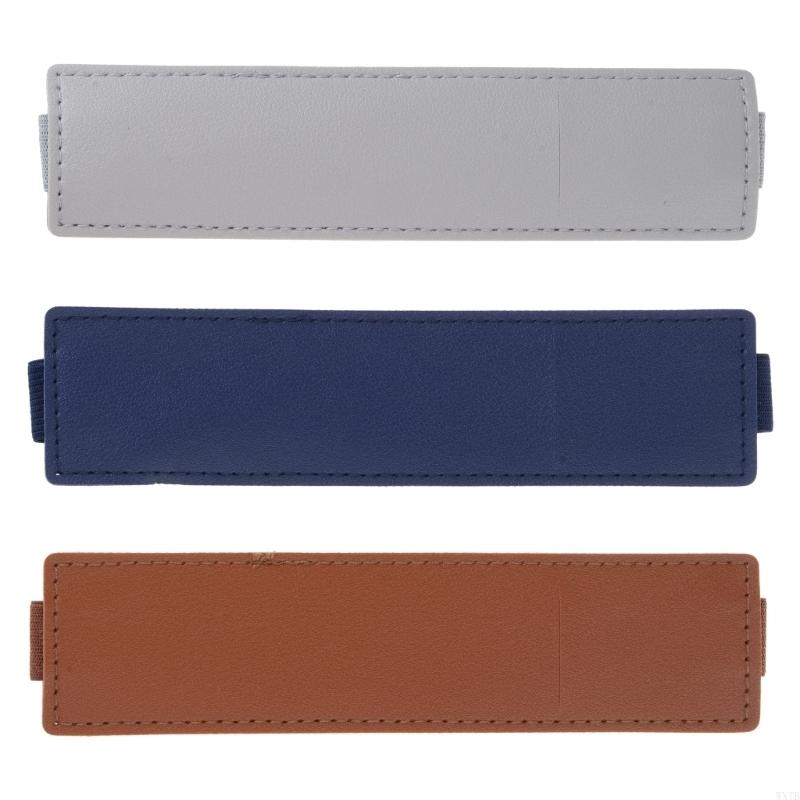 Journal Leather Hardcover - 3 Buah Tempat Pena Pita Elastis