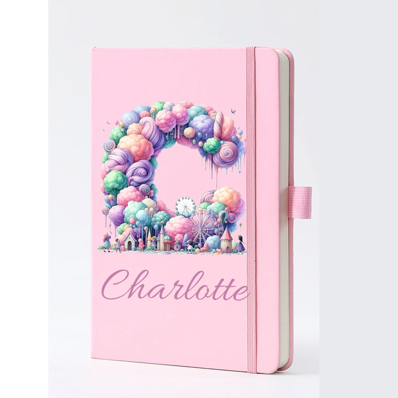 Journal Leather Hardcover - Buku Catatan Kulit Imitasi dengan Nama