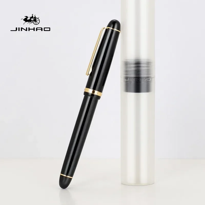 Office Stationery Supply Business - JINHAO X350 pulpen logam EF/F/M/pulpen bengkok