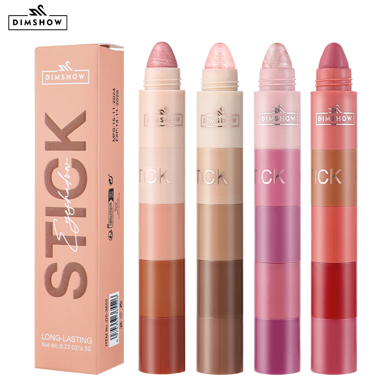 Highlighter Set Pastel - Pena Eyeshadow 5-in-1 Lazy Eyeshadow Pen
