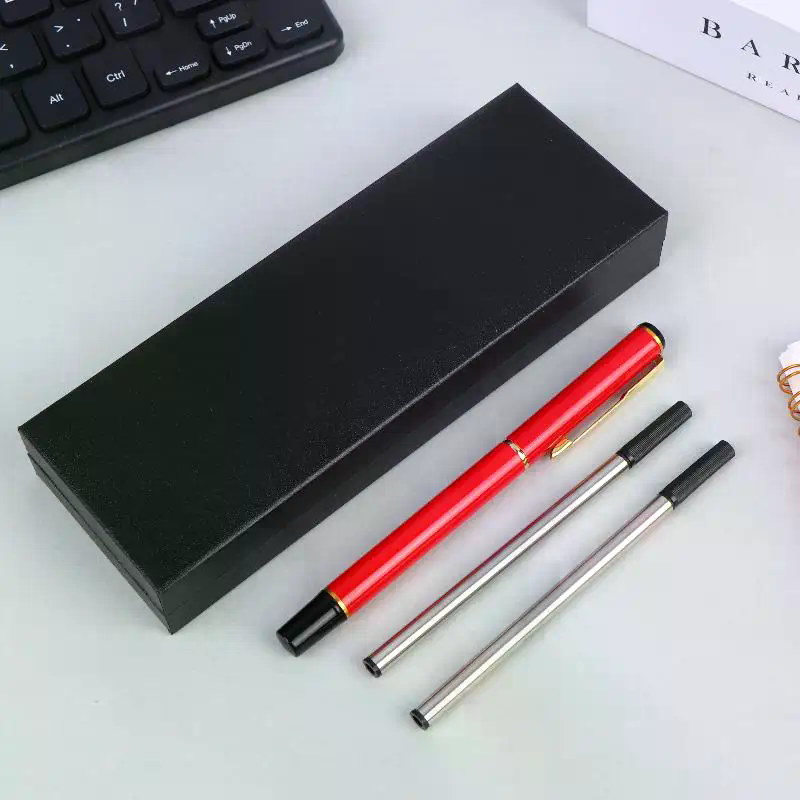 Office Stationery Supply Business - Kotak Hadiah Kemasan Pena Bolpoin Logam