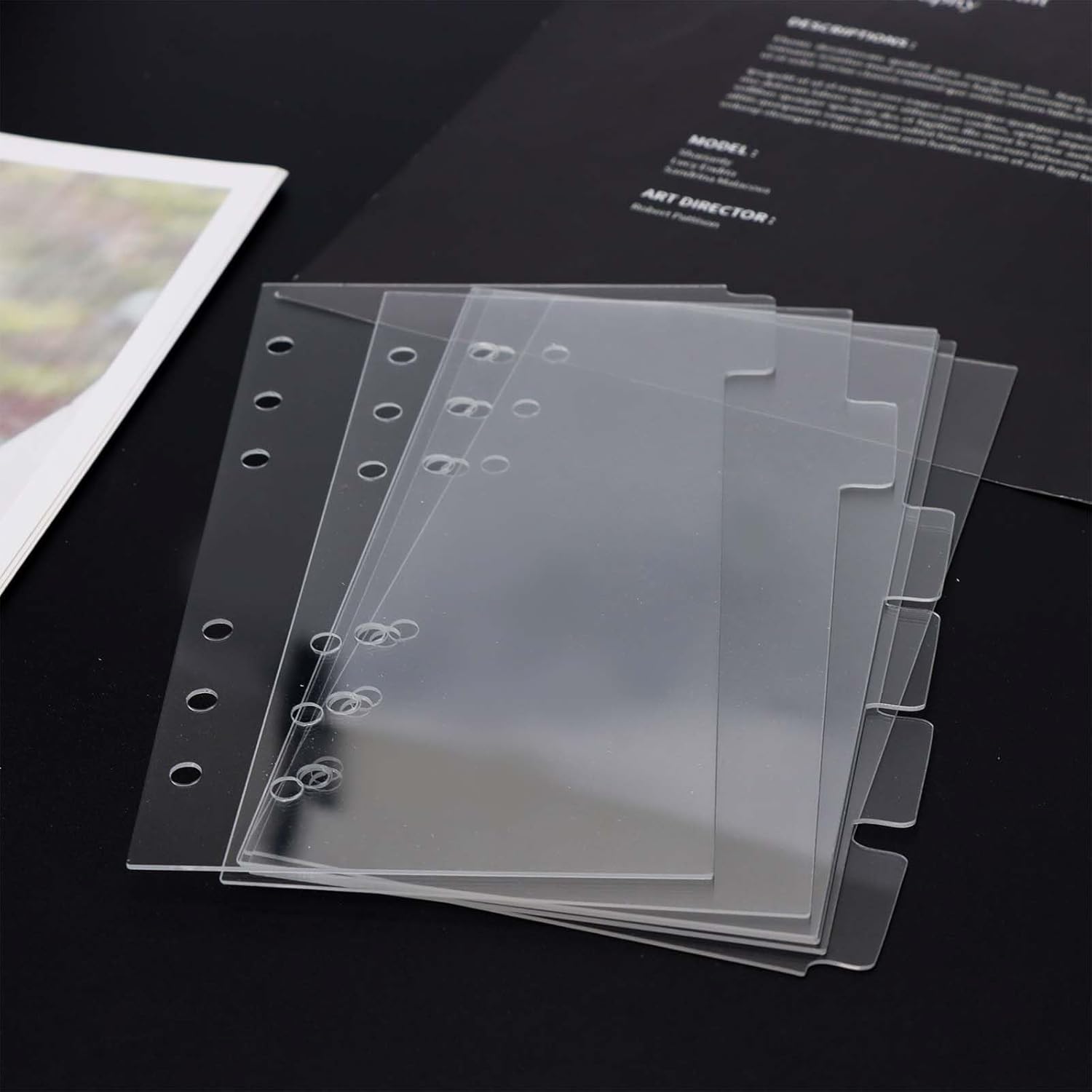 Index Tab Divider - Pembatas Binder A5/A6/A7, Sisipan Planner 6