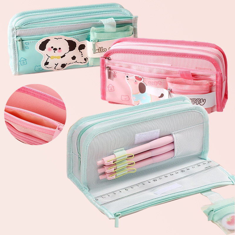 Stationery Office And School Supply Stores - Tas Pensil Tahan Aus Mudah Dibawa