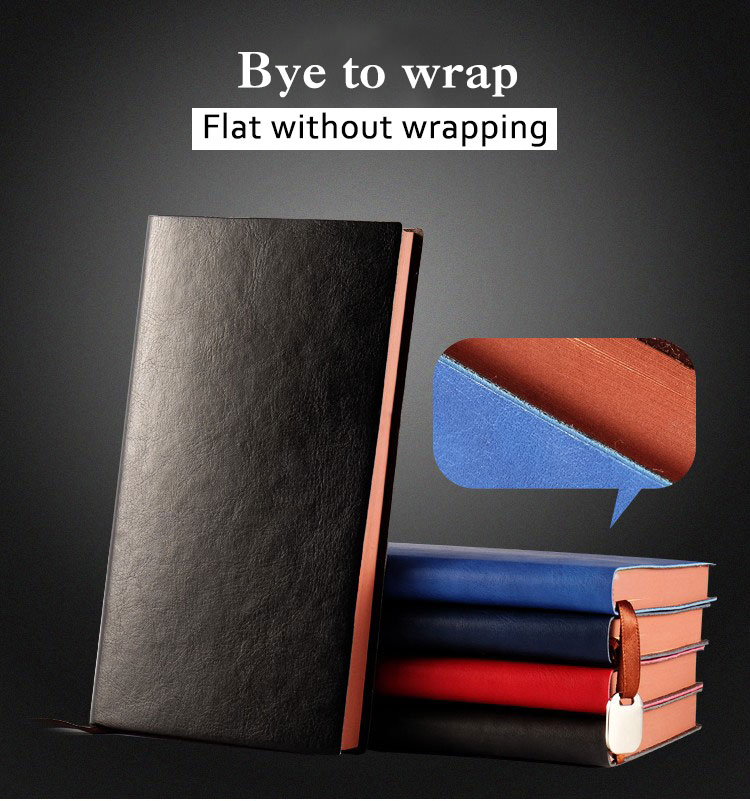 Journal Leather Hardcover - A6 Notebook sampul kulit PU bisnis