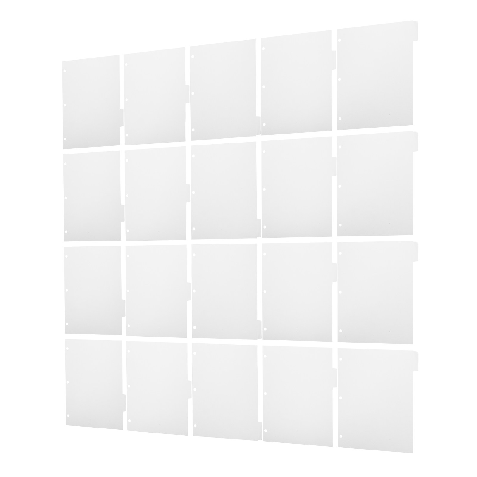 4 Set Pembatas Halaman Kosong  - Index Tab Divider ulasan dan harga