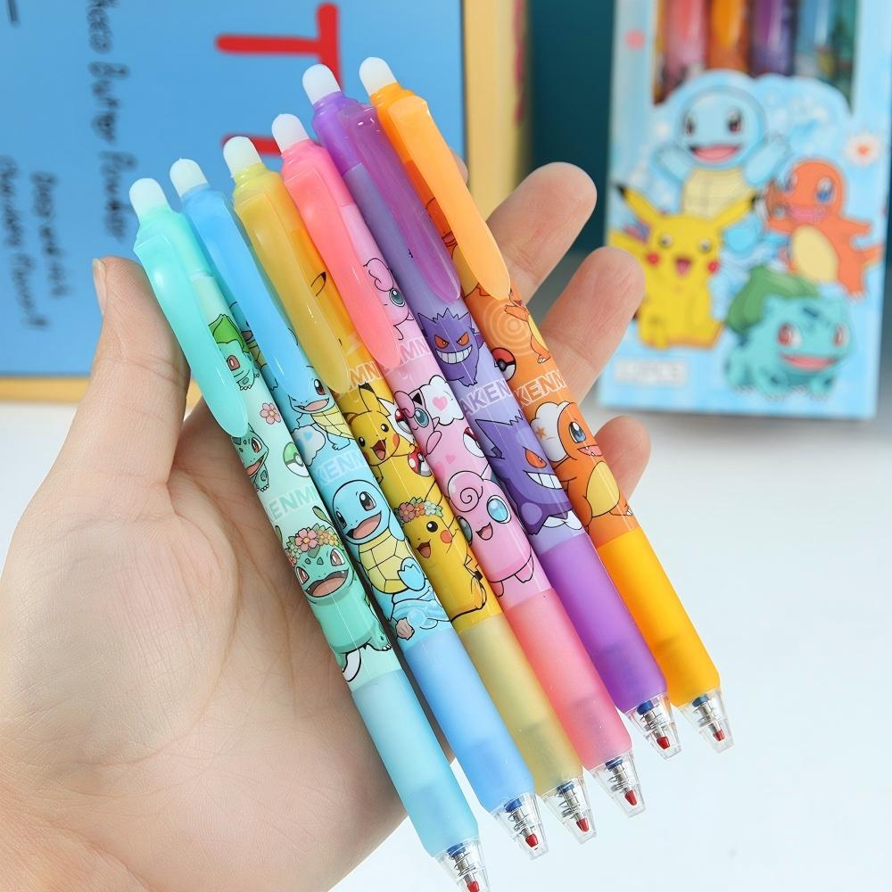 6/12/24pcs Random Pena Pokemon - Stationery Office ulasan dan harga
