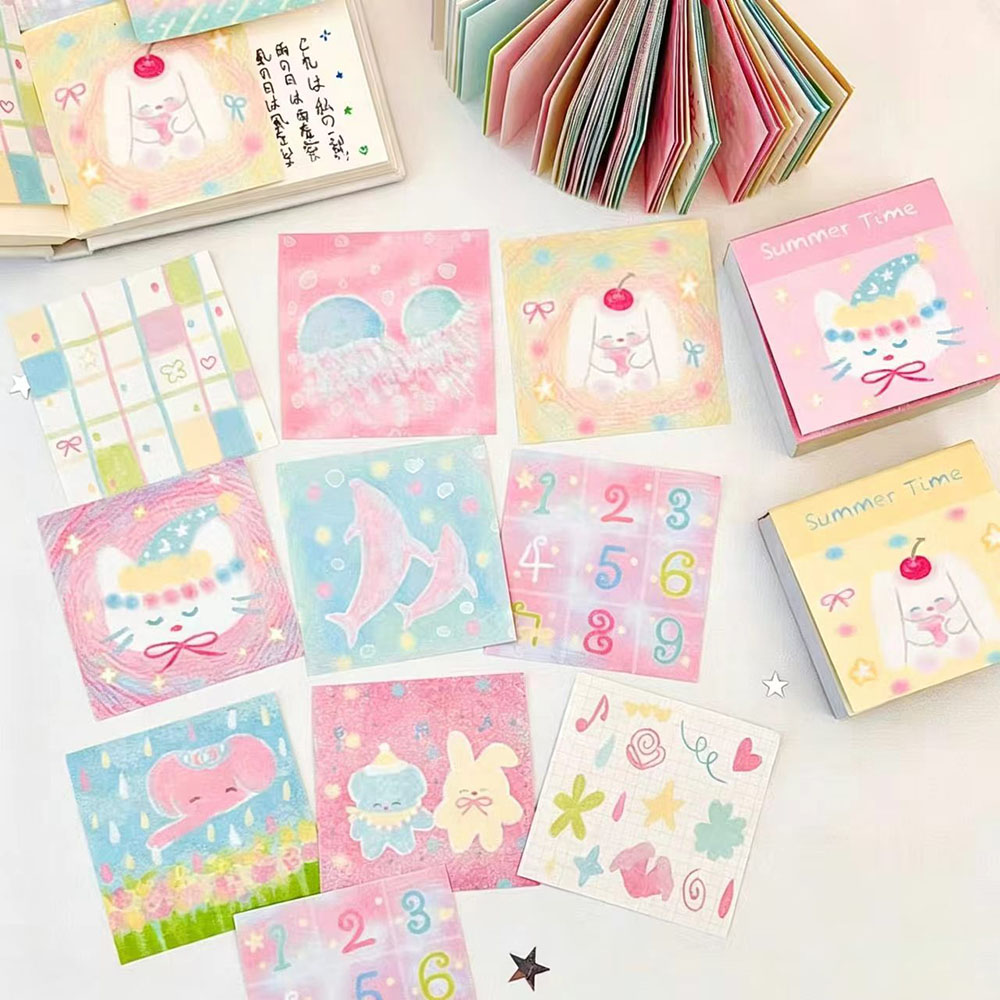 120 lembar Buku Memo Mini Lucu - Graph Paper Pad ulasan dan harga