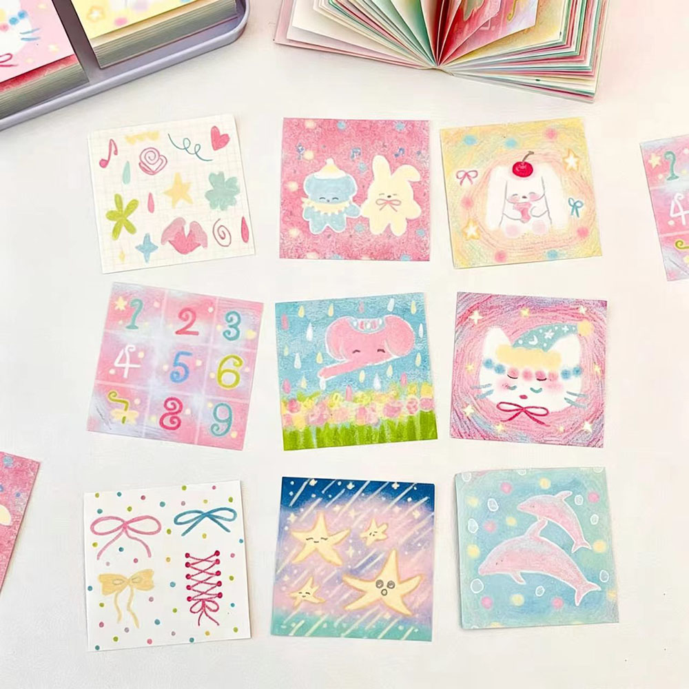 120 lembar Buku Memo Mini Lucu - Graph Paper Pad ulasan dan harga