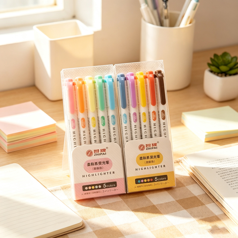 5 Warna Highlighter Pastel Dua - Highlighter Set Pastel ulasan dan harga