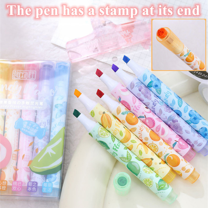 Pena ujung lembut Highlighter  - Highlighter Set Pastel ulasan dan harga
