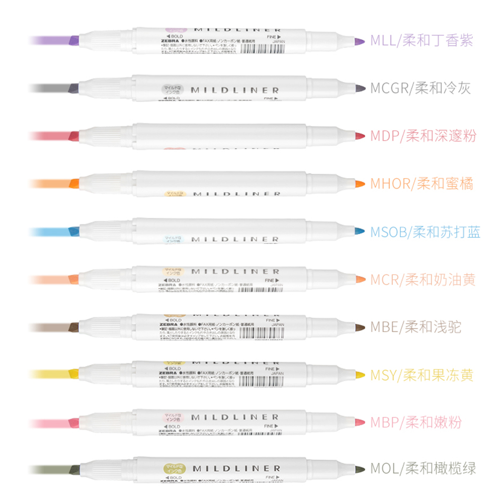 Set Pena Stabilo ZEBRA Jepang  - Highlighter Set Pastel ulasan dan harga
