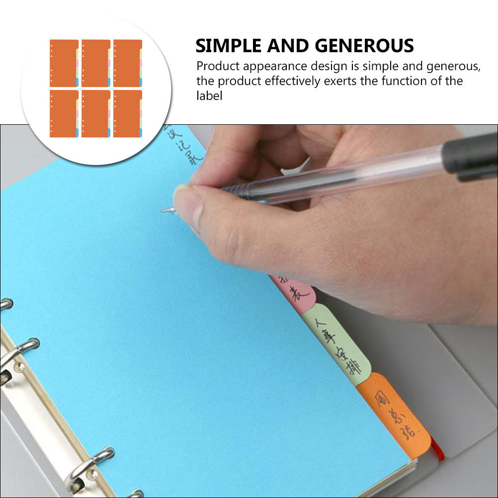 30Pcs Pembatas Plastik Berwarn - Index Tab Divider ulasan dan harga