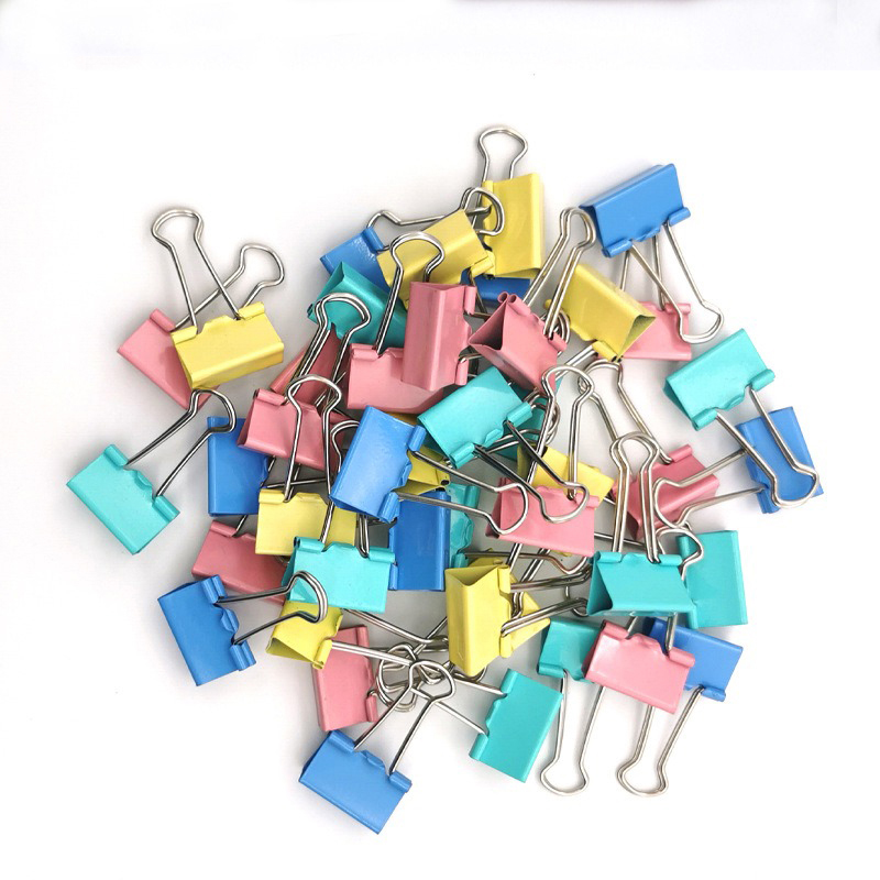 10 Buah Klip Binder Logam Ukur - Is Stationery Office Supply ulasan dan harga