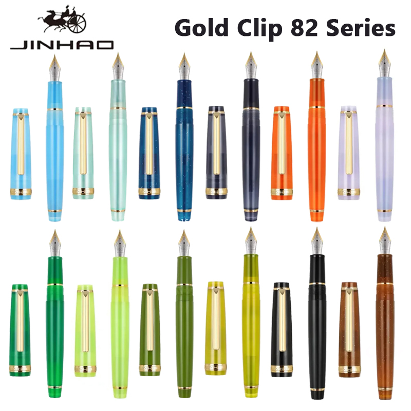 Jinhao 82 pena menulis emas kl - Office Stationery Supply Business ulasan dan harga