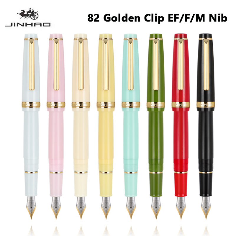 Jinhao 82 pena menulis emas kl - Office Stationery Supply Business ulasan dan harga