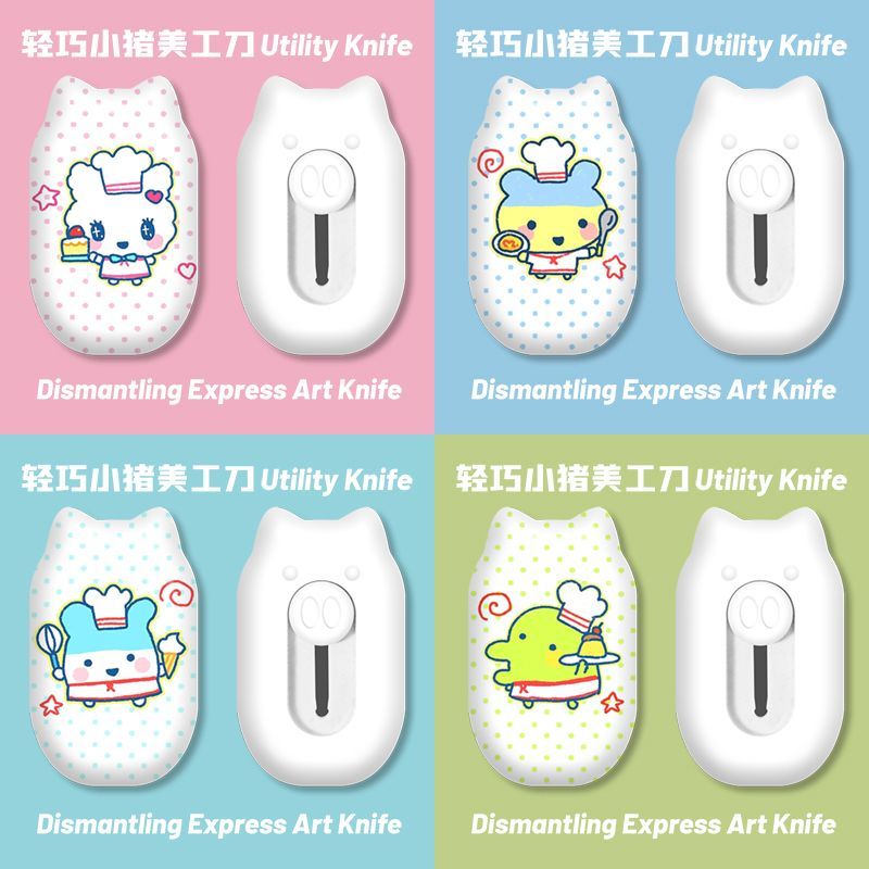 Pisau Utilitas Kartun Mini Luc - Stationery Office ulasan dan harga