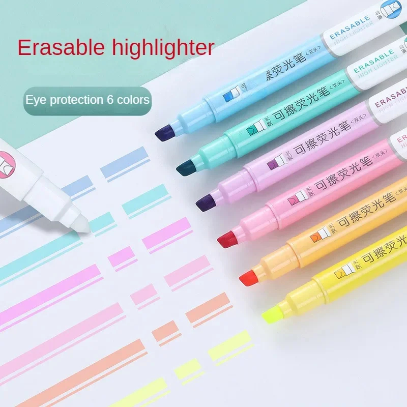 6 Buah Spidol Pastel Penyorot  - Highlighter Set Pastel ulasan dan harga